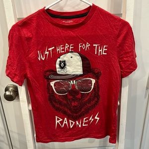 Red Youth Sz Large (14/16) Boys Short Sleeved T-Shirt by Arizona Jeans Co.